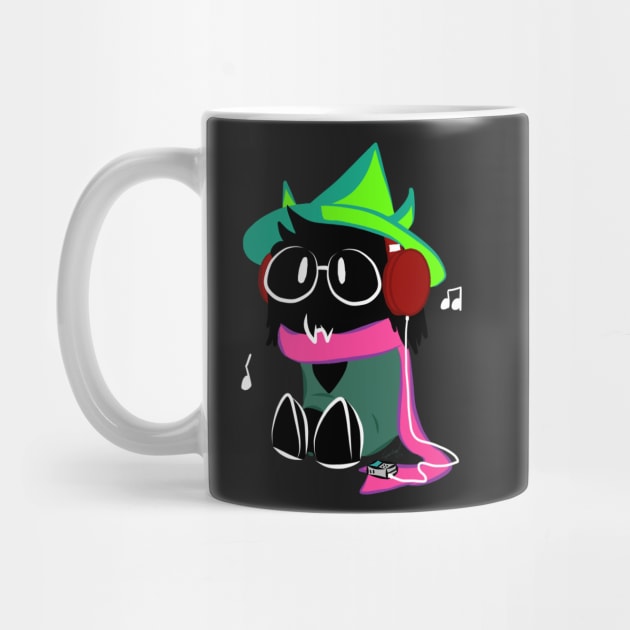 Ralsei Listening To Music by JoeyTheBoey